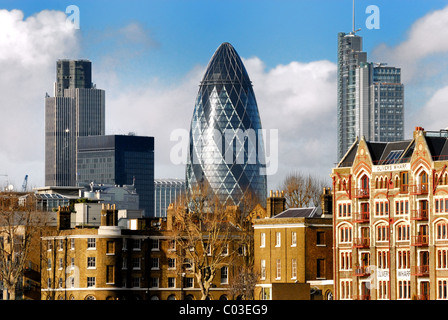 Moderne Gebäude in der City of London skyline Stockfoto