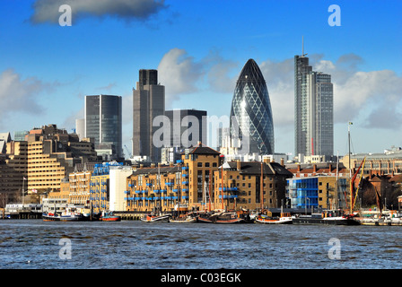 Moderne Gebäude in der City of London skyline Stockfoto
