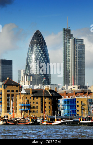 Moderne Gebäude in der City of London skyline Stockfoto