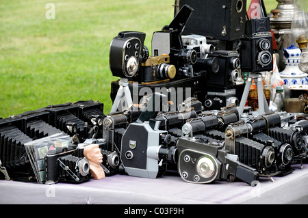 Kameras, Flohmarkt, Sofia, Bulgarien, Europa Stockfoto