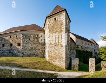 Mittelalterliche Burg, Ljubljana, Slowenien, Europa Stockfoto