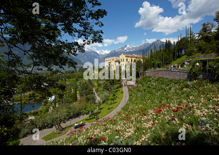 Schloss Trauttmannsdorff, Meran, South Tyrol, Italien, Europa Stockfoto