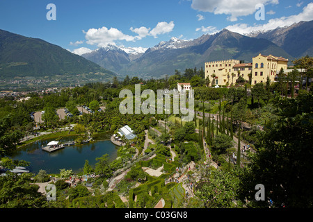 Schloss Trauttmannsdorff, Meran, South Tyrol, Italien, Europa Stockfoto