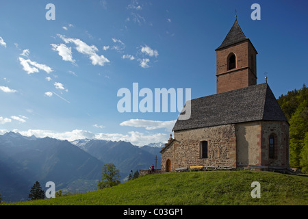 Kirche St. Kathrein, Hafling, Meran, Südtirol, Italien, Europa Stockfoto