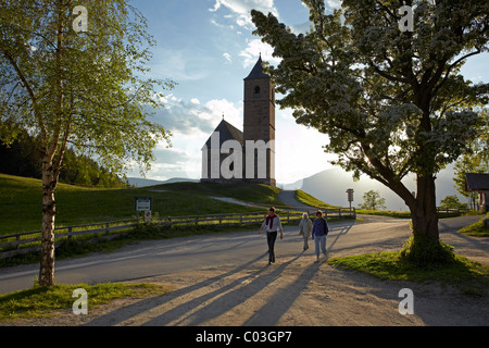 Kirche St. Kathrein, Hafling, Meran, Südtirol, Italien, Europa Stockfoto