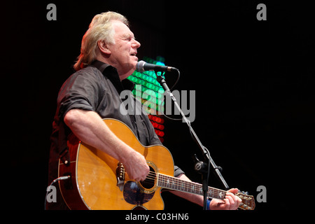 Deutsche Sänger Gunter Gabriel bei der ADAC Truck Grand Prix Nürburgring 2010, Country-Musik-Festival, Nürburgring Rennstrecke Stockfoto