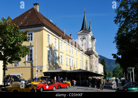 Herzoglichen bayerischen Brauerei Braeustueberl Tegernsee Taverne, einem ehemaligen Benediktinerkloster, Tegernsee See, Bayern, Oberbayern Stockfoto