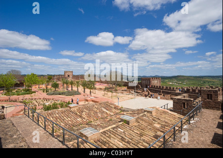 Silves maurische Burg, Silves, Algarve, Portugal, Europa Stockfoto