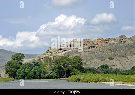 Kloster, Uplistsikhe, Höhle Shida Kartli Region, Georgia, West-Asien Stockfoto