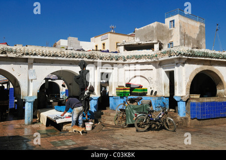 Fischmarkt, Souk in der Altstadt von Essaouira, Unesco World Heritage Site, Marokko, Nordafrika, Afrika Stockfoto