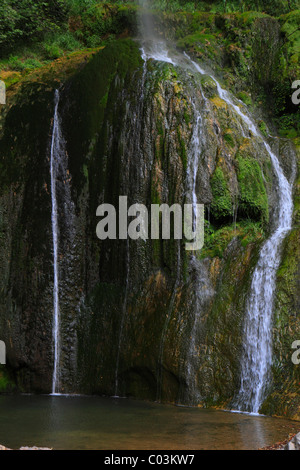 Cascade de Courmes, Wasserfall in den Gorges du Loup oder Wolfsschlucht, Alpes Maritimes, Région Provence Alpes Côte d ' Azur, Frankreich Stockfoto