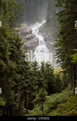 Krimmler Wasserfaelle Wasserfälle, Nationalpark Nationalpark Hohe Tauern, Salzburger Land, Österreich, Europa Stockfoto