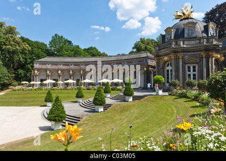 Neues Schloss und Orangerie, Eremitage in Bayreuth, Oberfranken, Franken, Bayern, Deutschland, Europa Stockfoto