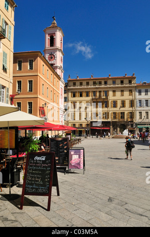 Place du Palais, Nizza, Departement Alpes-Maritimes, Region Provence-Alpes-Côte d ' Azur, Frankreich, Europa Stockfoto