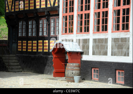 Open-Air-Museum, die Altstadt oder Den Gamle By, Aarhus oder Aarhus, Jütland, Dänemark, Europa Stockfoto