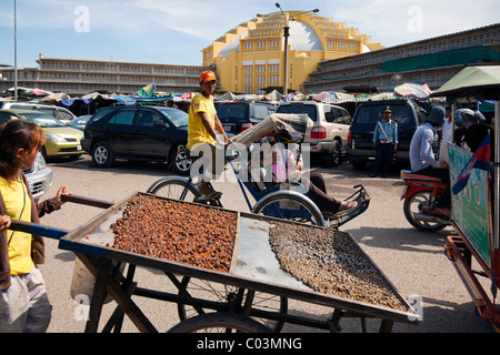 Central Market, Phnom Phen, Kambodscha Stockfoto