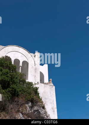 Die Sphinx schaut aus der Villa San Michele wurde das Haus erbaut von Axel Munthe in Anacapri auf der Insel Capri Stockfoto