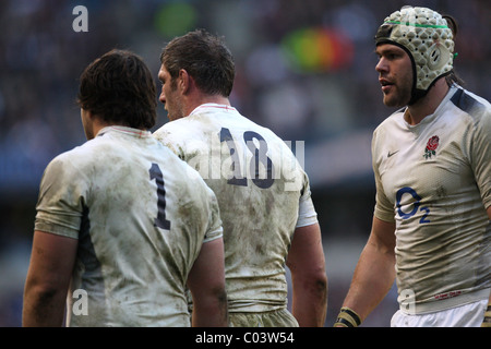 12.02.2011 RBS 6 Nations Rugby Union aus Twickenham. England / Italien. Stockfoto