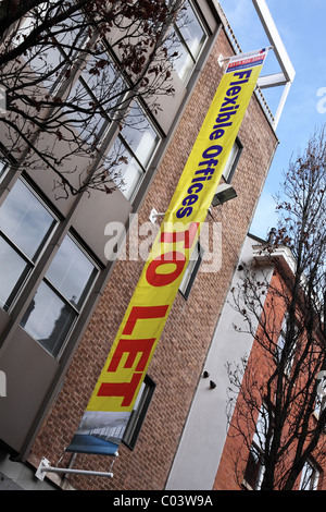 Büroräume zu vermieten in einer Stadt U.K. Stockfoto