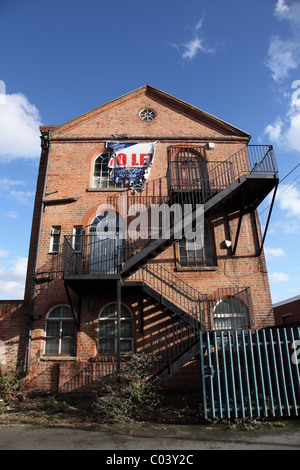 Alte leere Immobilien zu vermieten in Nottingham, England, Vereinigtes Königreich Stockfoto