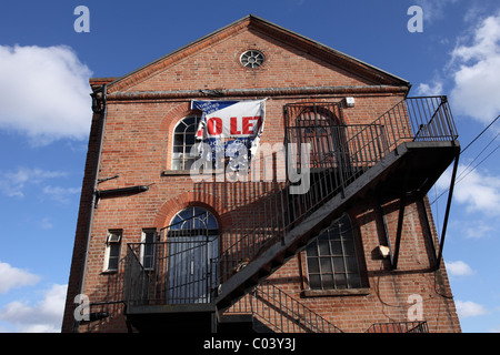 Alte leere Immobilien zu vermieten in Nottingham, England, Vereinigtes Königreich Stockfoto