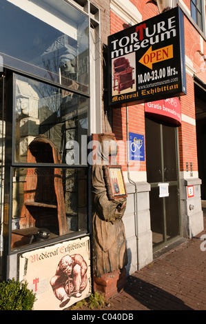 Außerhalb der Folter-Museum, Amsterdam Stockfoto