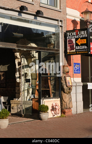 Außerhalb der Folter-Museum, Amsterdam Stockfoto