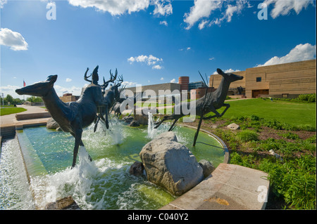 Eiteljorg Museum der Amerikanischen Indianer und Western Art, Indianapolis, Indiana. Stockfoto