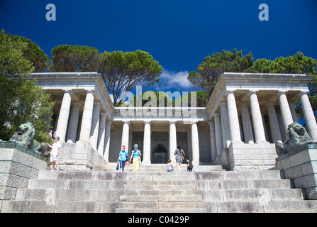 Rhodes Memorial in Kapstadt Stockfoto