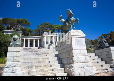 Rhodes Memorial in Kapstadt Stockfoto