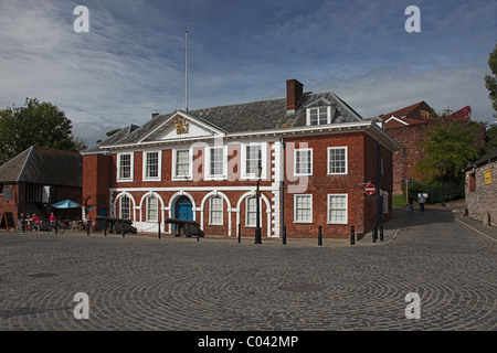 Das Custom House aus 1680 auf The Quay in Exeter, Devon, England, UK Stockfoto