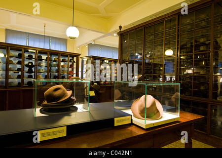 Borsalino-Museum, Alessandria, Italien Stockfoto