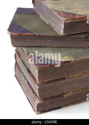 sehr alte Bücher Stockfoto