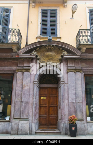 Borsalino Shop, Alessandria, Italien Stockfoto