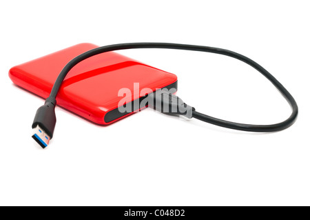 Festplatte gespeichert werden. Red-Dateien speichern Stockfoto