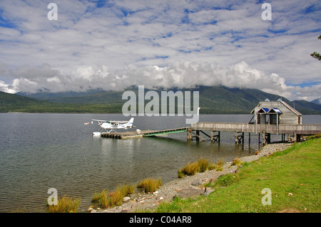 Vorland am Lake Te Anau, Te Anau, Region Southland, Südinsel, Neuseeland Stockfoto