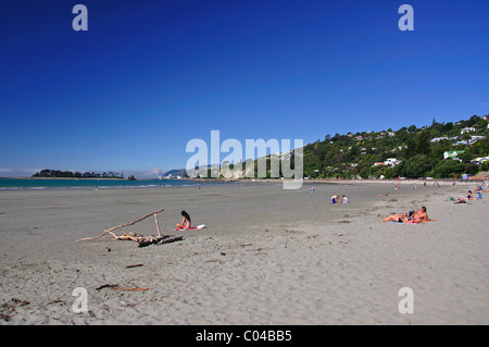 Tahunanui Beach, Nelson, Nelson Region, Südinsel, Neuseeland Stockfoto