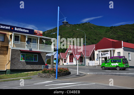 Main Road, Havelock, Marlborough, Südinsel, Neuseeland Stockfoto