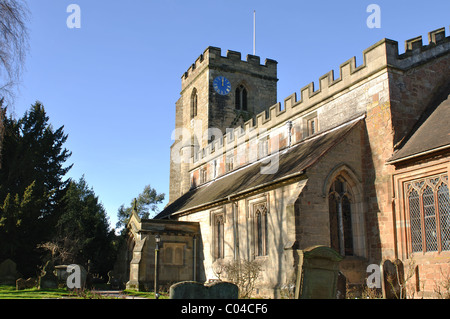 St. Maria und St.-Bartholomäus-Kirche, Hampton in Arden, West Midlands, England, UK Stockfoto