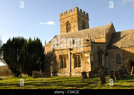 St.-Martins Kirche, Barcheston, Warwickshire, England, Vereinigtes Königreich Stockfoto