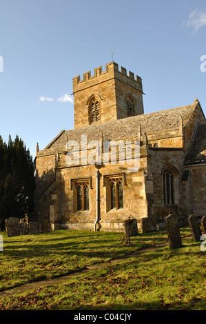 St.-Martins Kirche, Barcheston, Warwickshire, England, Vereinigtes Königreich Stockfoto