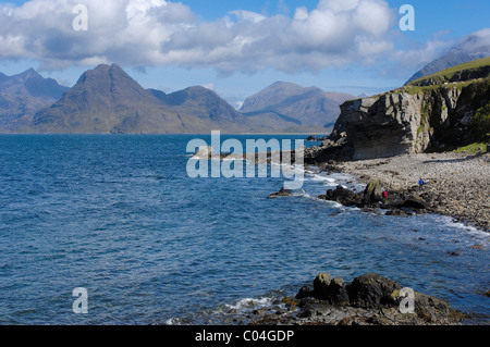 Cuillin Hills von Elgol, Isle Of Skye, Western Highlands, Schottland, Großbritannien, Europa Stockfoto