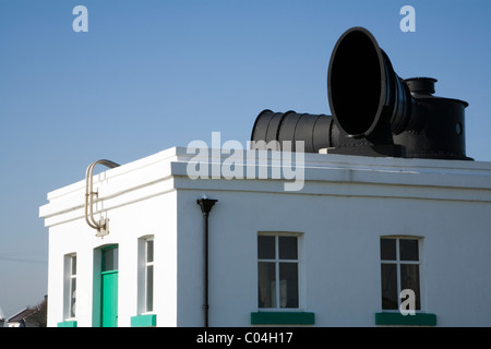 Leuchtturm bei Nash Point, Vale of Glamorgan Stockfoto