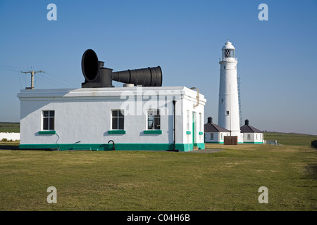 Leuchtturm bei Nash Point, Vale of Glamorgan Stockfoto