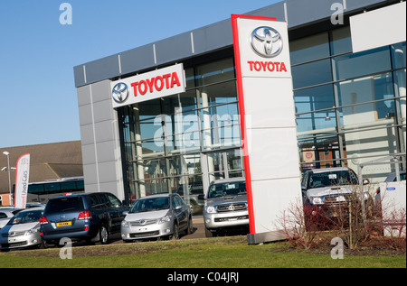 Toyota Autohaus Showroom, Norfolk, england Stockfoto