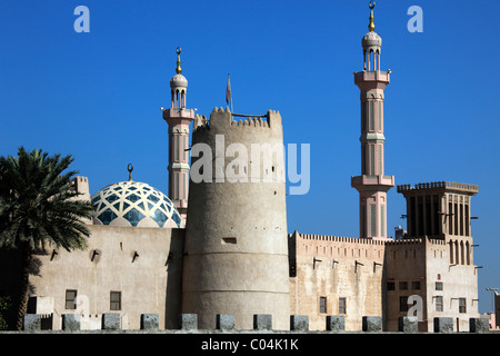 Vereinigte Arabische Emirate, Ajman, Fort, Moschee, Stockfoto