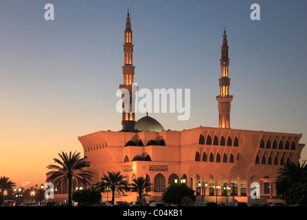 Vereinigte Arabische Emirate, Sharjah, König-Faisal-Moschee, Stockfoto