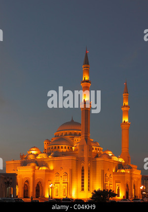 Vereinigte Arabische Emirate, Sharjah, Al Noor Moschee, Stockfoto