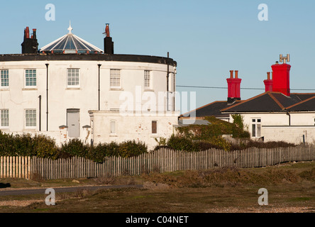 Strandgrundstück Dungeness Kent England Stockfoto