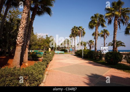 Limassol, Uferpromenade Zypern Stockfoto